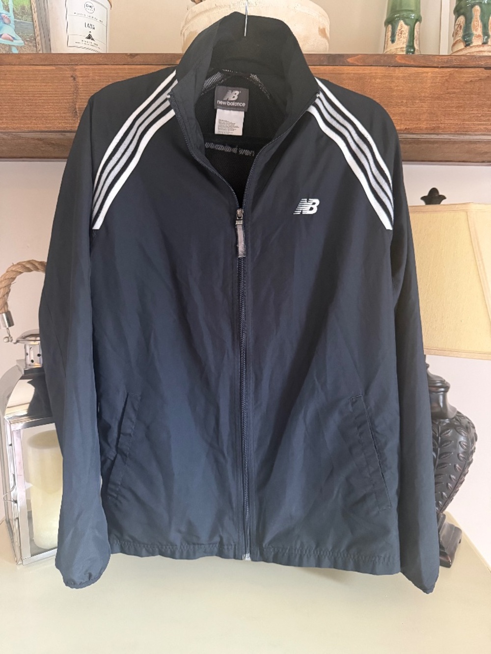 New Balance Full-Zip Track Jacket Windbreaker - Large